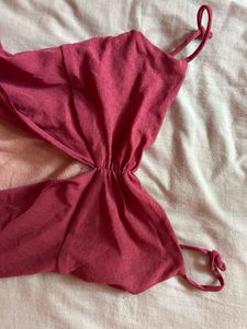 Rose Pink Y2K Cami