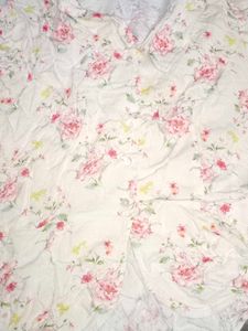 Laura Quartett Floral Button-Up Top