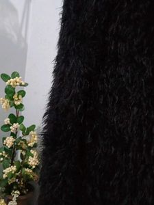 Fur Mini Dress