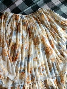 Floral Sheer Peasant Top