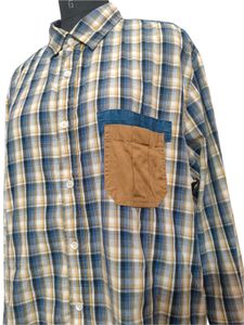 Vintage Plaid Patch Pocket Shirt