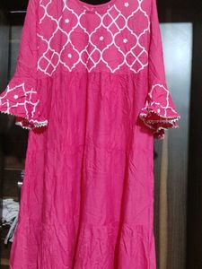 Pink Printed Dress