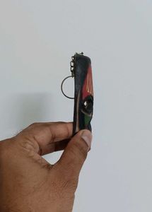 Wooden Mask Keychain