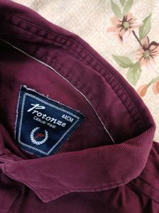 Burgundy Casual Shirt