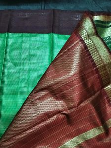 New Saree  With Fall Piko Done