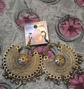 Boho Silver Mirror Earrings