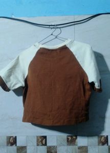 Brown Crop Top