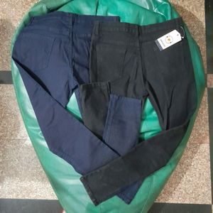 Woman Jeans Set Of 2, 32", New, Soft Comfy Fit