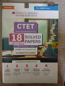 CTET 18 Solved Papers by Oswaal Books