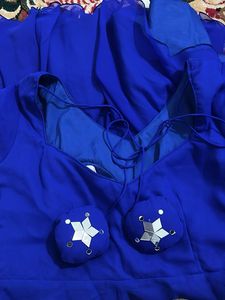 Elegant Blue Kurta Set Never Wore With Dupatta