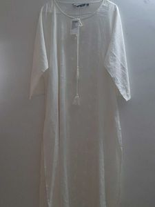 New Melange Woven Kurta With Self Design