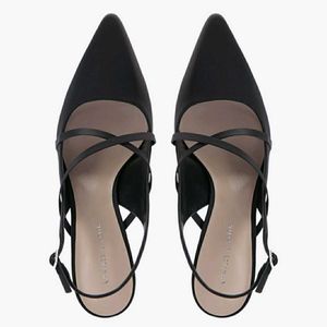 Black Slingback Heels