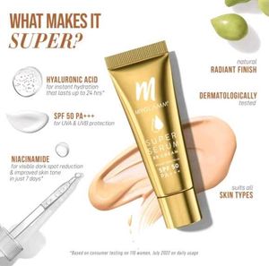 Myglamm Super Serum BB Cream With SPF 50 PA+++