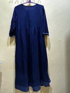 Avaasa Blue Colour Kurta Size L