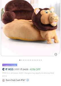 Babyhug Lion Shaped Sofa Seat