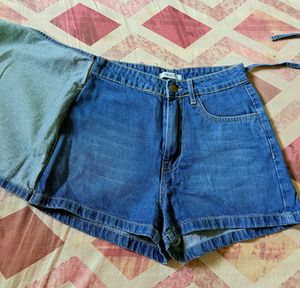 Freakins Denim Skort
