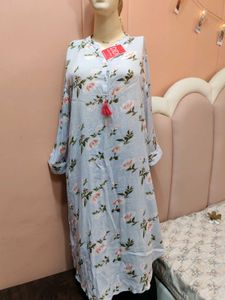 💙 Floral Long Kurta 💙