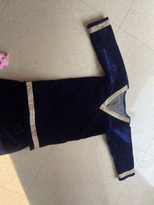 Velvet Kurta Pajama Set