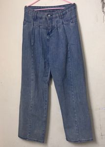 Wide Leg Denim Jeans