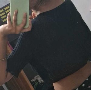 Knit Crop Top Combo Set