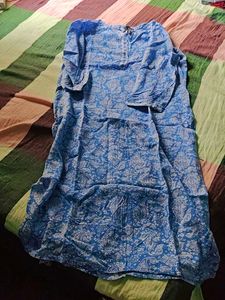 Blue Paisley Dress
