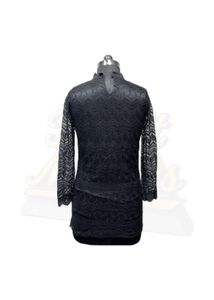 Elegant Black Lace Top