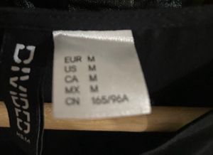 H&amp;M BLACK TUNIC TOP