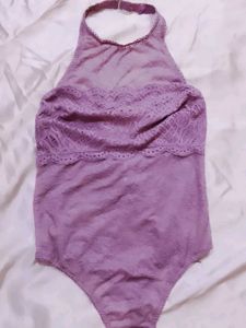 Lavender Lace Bodysuit