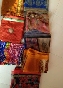 Multi Colour Net Saree