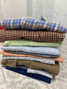 Checks Cotton Shirt For Summers Men