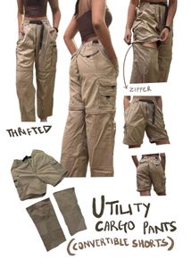 Convertible Utility Cargo Pants