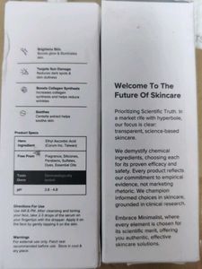 Minimalist Vitamin C 10% Face Serum set of 2