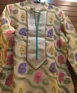chanderi kurti