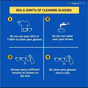Aqualens Spectacles Lens Cleaner (100ml)