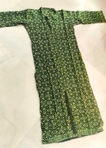 Elegant Floral Print Kurta