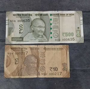 Vip & Semi Vips Number Hundred and Ten Rs Note