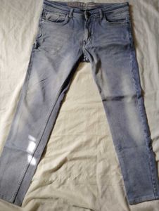 Blue Grey Smoky Look Jeans