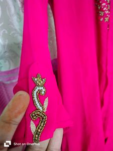 Up Down Handwork Georgette Kurti