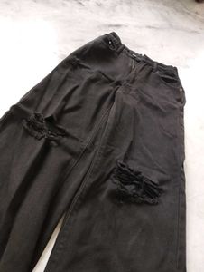 Urbanic Ripped Wide Leg Jeans