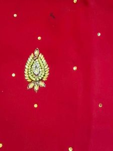 Red Heavy Pure Saree