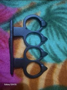 Vintage Brass Black Knuckle Pack Of 1
