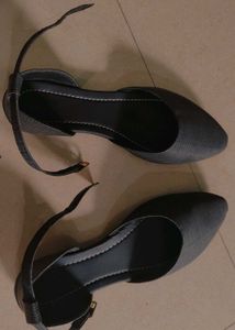 New Black Ballerina Sandals