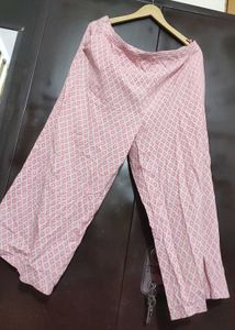 Light Yellow Printed Kurta Plazo Set For 44 Bust