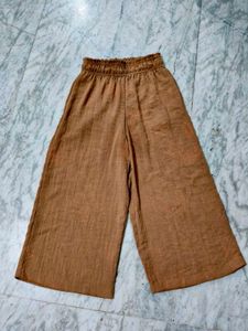 Brown Wide Leg Pants