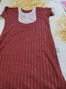 Rust Colour Kurta