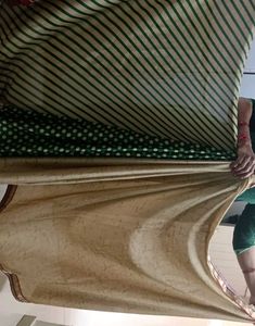 Elegant Striped Saree