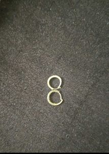 Gold Hoop .34 Gram Each ..
