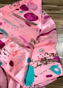 VERY BEAUTIFULL PINK SATTIN PATTA SAREE