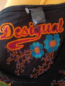 Desigual Black Floral Dress