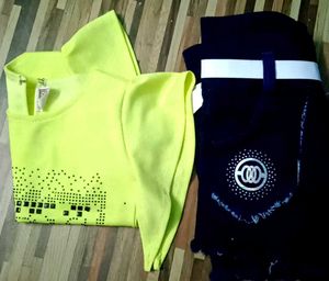 Cute Girls&#39; Top &amp; Skirt Set